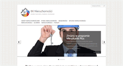 Desktop Screenshot of bknieruchomosci.pl